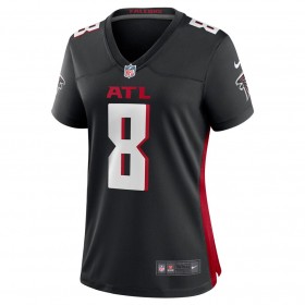 Nainen Atlanta Falcons NFL Pelipaita Kyle Pitts 8 Nike Musta 2021 NFL Draft